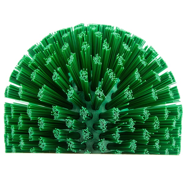 5 in W Pipe and Valve Brush, Green, Polypropylene