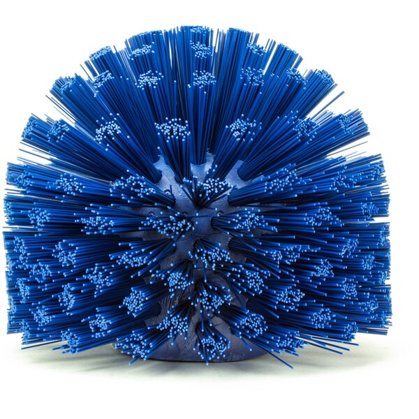 5 in W Pipe and Valve Brush, Blue, Polypropylene