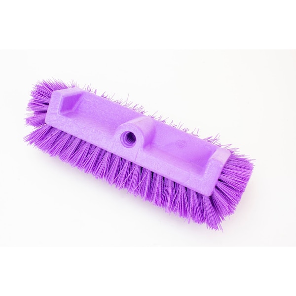 6 in W Multi-Level Floor Scrub Brush, Purple, Polypropylene