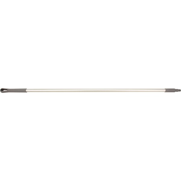 60 in Aluminum Handle, Gray, Aluminum