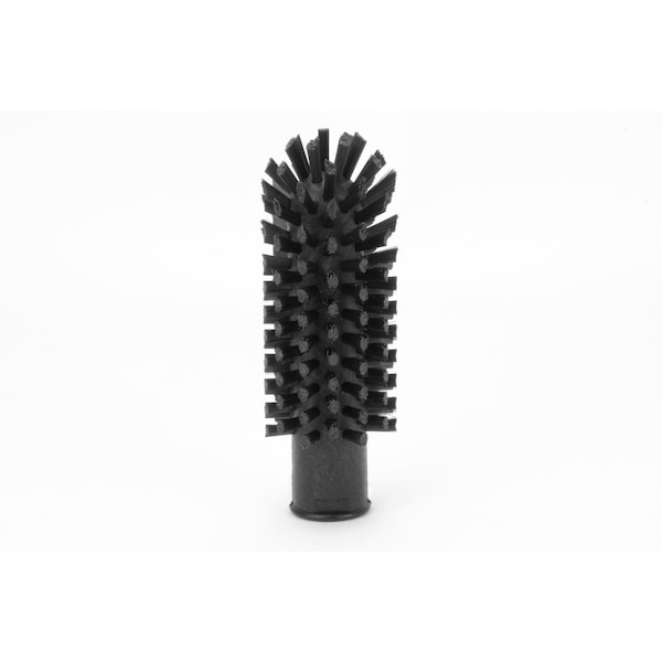 2 in W Pipe and Valve Brush, Black, Polypropylene