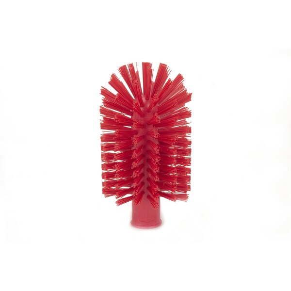 3.5 in W Pipe and Valve Brush, Red, Polypropylene