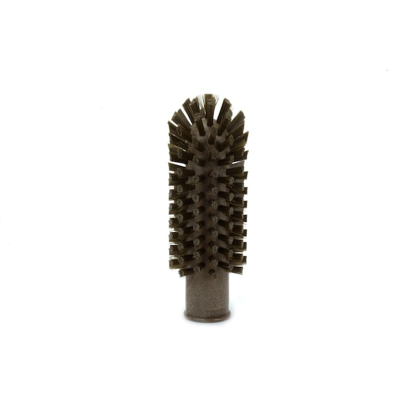 2 in W Pipe and Valve Brush, Brown, Polypropylene