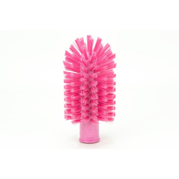 3 in W Pipe and Valve Brush, Pink, Polypropylene