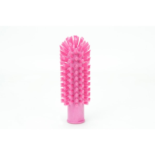 2 in W Pipe and Valve Brush, Pink, Polypropylene