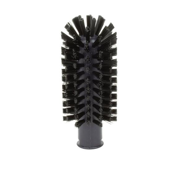 2.5 in W Pipe and Valve Brush, Black, Polypropylene