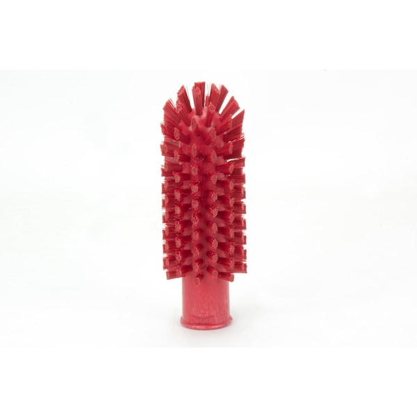 2 in W Pipe and Valve Brush, Red, Polypropylene