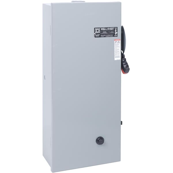Pump Panel, NEMA Type S, Well Guard, Size 2, 45A, 5kA SSCR, 25HP, 60A Class H and K fuse clip, Motor Logic SSOLR, 110/120VAC 50/60Hz coil, NEMA 3R