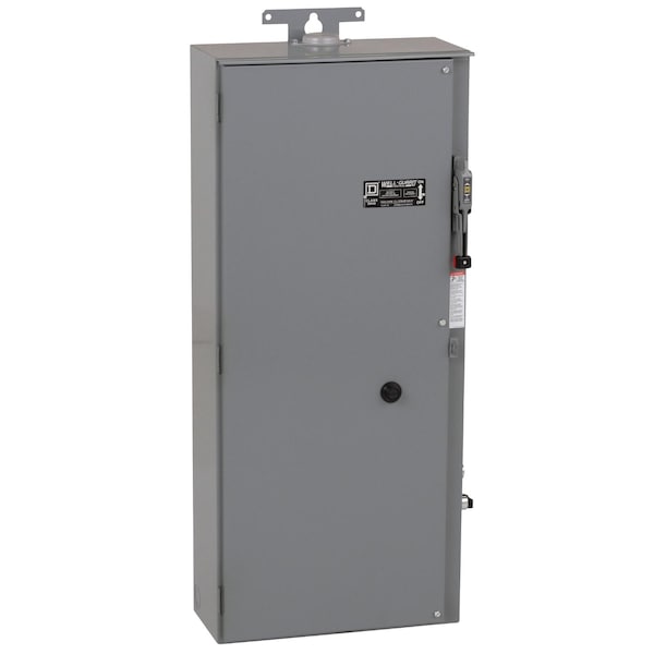 Pump Panel, NEMA Type S, Well Guard, Size 3, 90A, 5kA SCCR, 50HP, 100A Class H and K fuse clip, Motor Logic SSOLR, 480VAC 60Hz coil, NEMA 3R