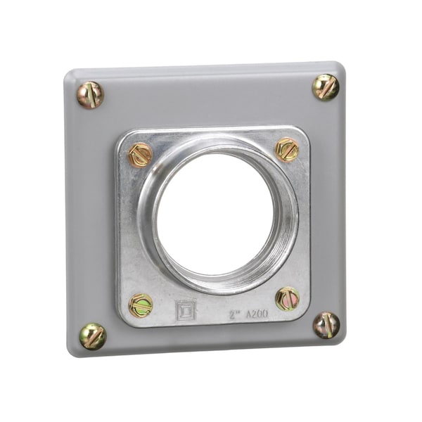 Meter pak accessory, hub, 2.00in wire size, Series A L, rainproof, 4.63in