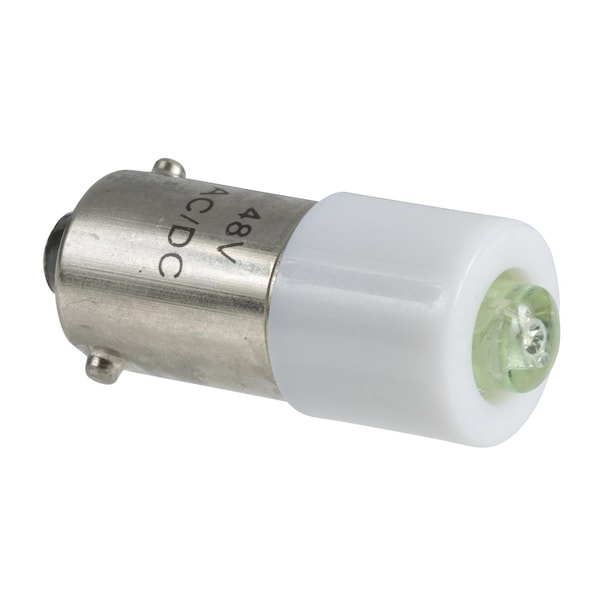 LED bulb, Harmony XB4, BA9s, green, 1.2W, 6V AC/DC