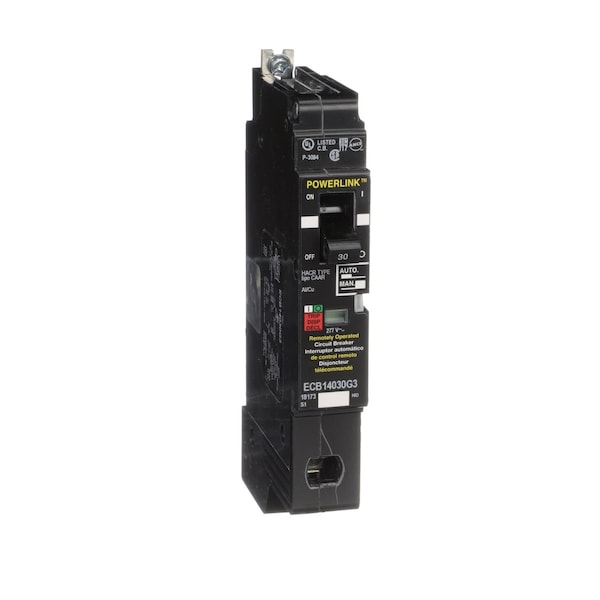 Molded Case Circuit Breaker, POWERLINK Series, 30A, 1 Pole, 277/480V AC, 65kA at 120V AC