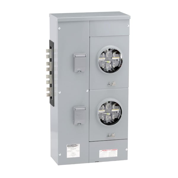 Meter Main, EZM, 225A, 120/240V AC, 3 Phase