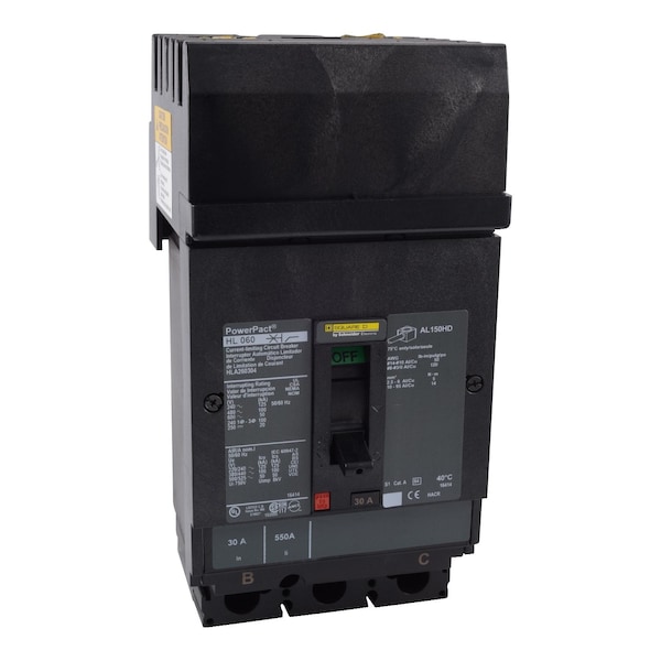 Molded Case Circuit Breaker, POWERPACT H Series, 125A, 2 Pole, 600V AC, 125kA at 240V AC