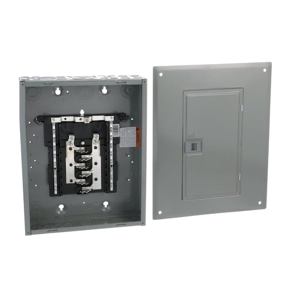 Load Center, HOM, 12 Spaces, 125A, 120/240V AC, PoN Convertible Main Lug, 1 Phase