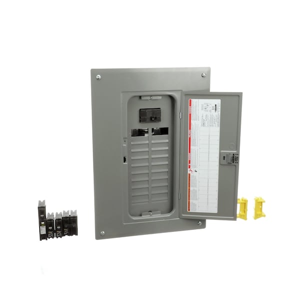 Load Center, HOM, 20 Spaces, 100A, 120/240V AC, PoN Convertible Main Breaker, 1 Phase