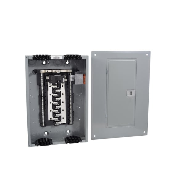 Load Center, HOM, 20 Spaces, 100A, 120/240V AC, PoN Convertible Main Breaker, 1 Phase