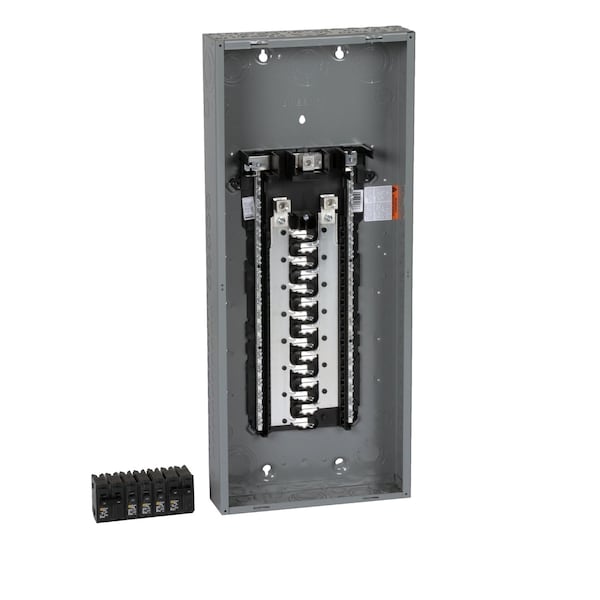 Load Center, HOM, 30 Spaces, 225A, 120/240V AC, PoN Convertible Main Lug, 1 Phase