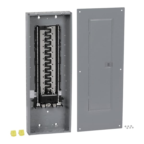 Load Center, HOM, 42 Spaces, 225A, 120/240V AC, PoN Convertible Main Breaker, 1 Phase
