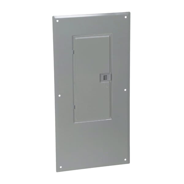 Replacement cover, Homeline, for 20 space load center, combination flush and surface, gray