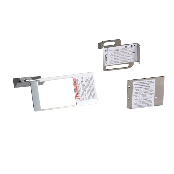Load center accessory, Homeline, interlock kit, generator circuit breaker, low amp, outdoor, clam packaging