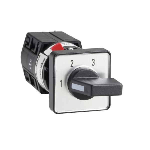 Cam stepping switch, Harmony K, 16 or 22mm, plastic, 1 pole, position 0, 4 steps/position 0, 30 Degree