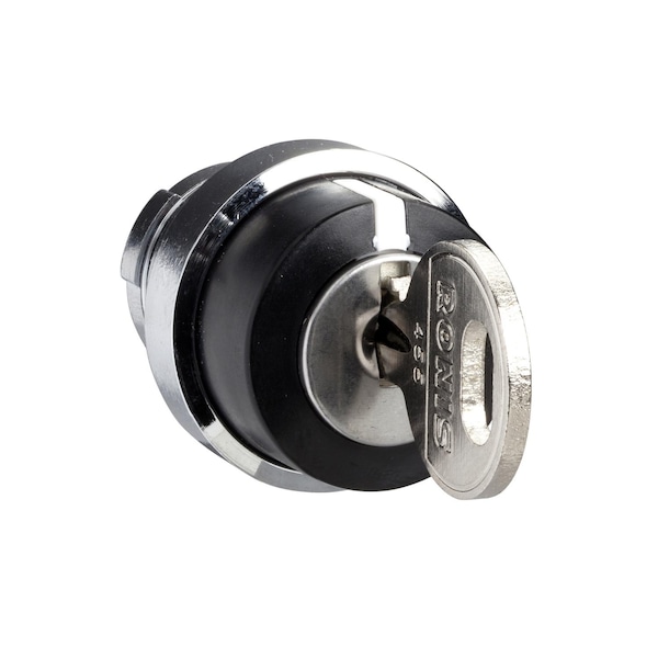Cam switch operating head, Harmony K, 22mm, metal, circular, 29mm, key operated 60 Deg, Ronis 455