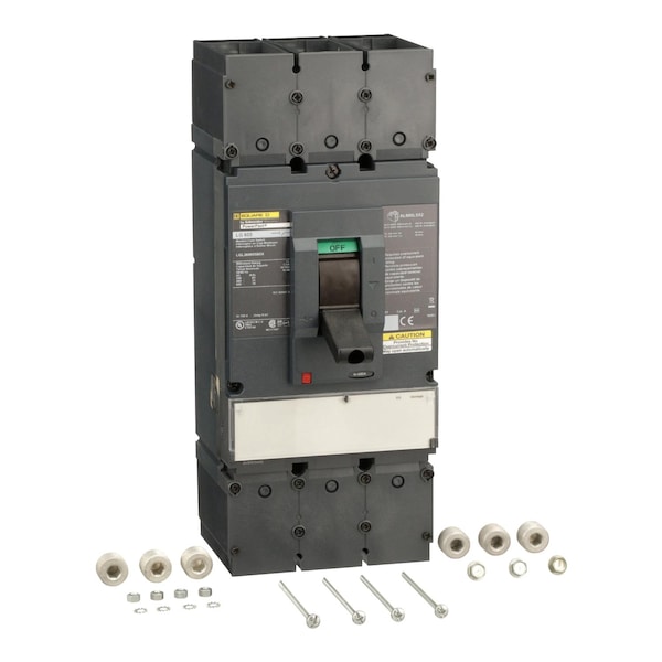 Powerpact Automatic Moulded Case Switch, 600V AC, 600A, 3 Poles