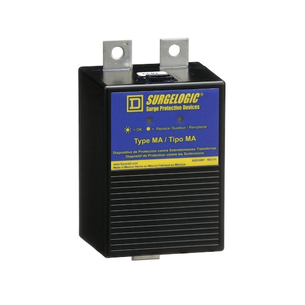 Surge Protection Device, 1 Phase, 120/240V AC, 3 Wires, 160 kA