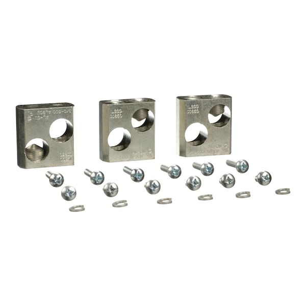 MP Meter Pak, lug kit, consists of three lugs, two 3/0 AWG to 500 kcmil
