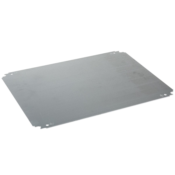 Plain mounting plate H1000xW1000mm made of galvanised sheet steel