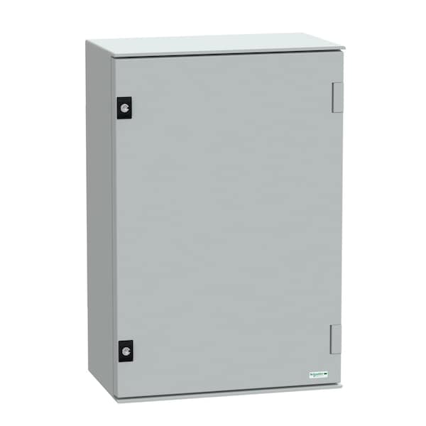 2 Point Double Bar Lock Electrical Enclosures, 25-1/2 in H, 9.8 in D, 17.2 in W, 13, 4X