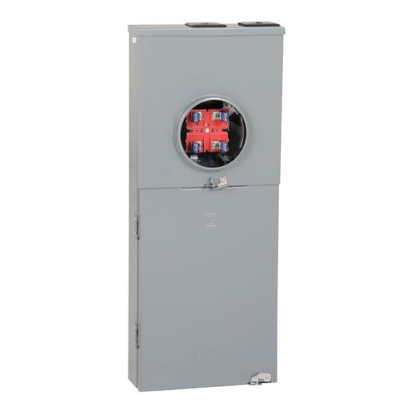 All in one, QO, combination service entrance, ringless socket, 200A, surface, 24 spaces, 42 circuits, 22kA SCCR, OH, UG, no bypass
