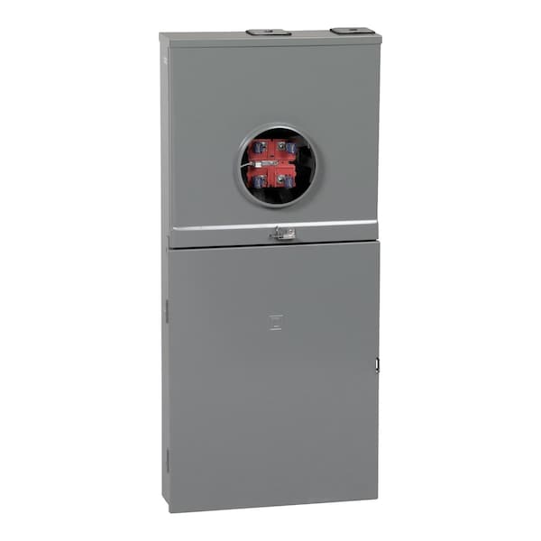 Meter Main, QO, 8 Spaces, 150A, 120/240 V AC, Main Lug, 1 Phase