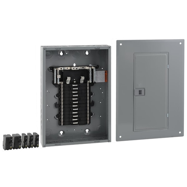Load Center, QO, 24 Spaces, 125A, PoN Convertible Main Lug, 1 Phase