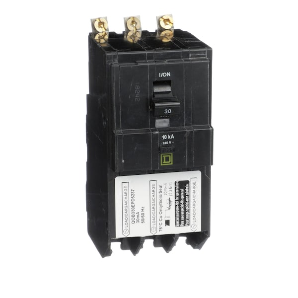 QO Series, 30A, 3 Pole, 240V AC, 10kA at 240V AC