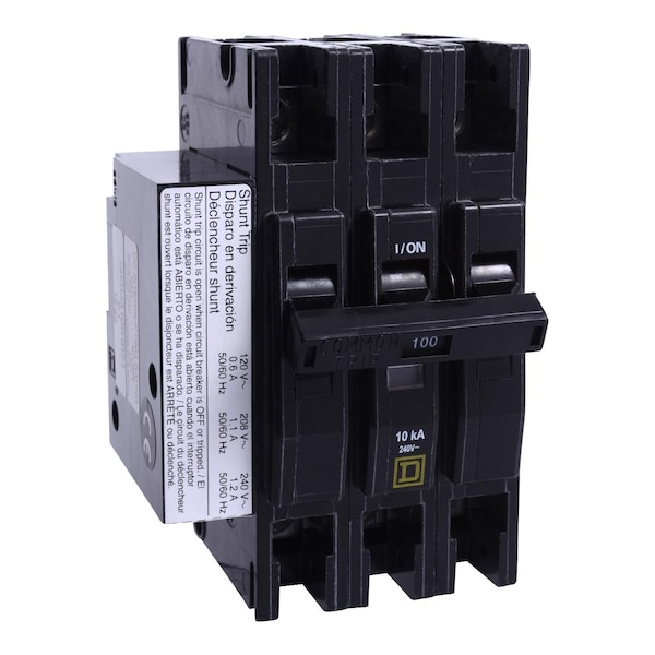 Miniature Circuit Breaker, QO Series, 60A, 3 Pole, 120/240V AC, 10kA at 120/240V AC