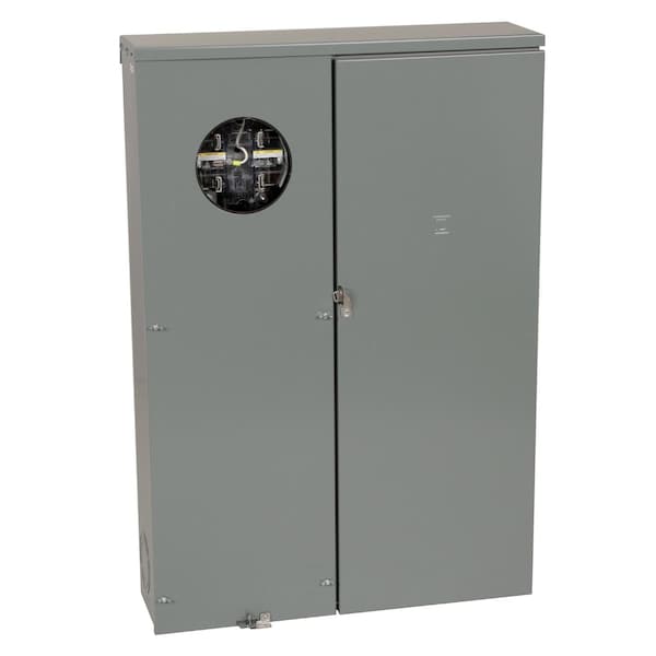 Meter Main, QO, 8 Spaces, 400A; 150A, Main Lug, 1 Phase