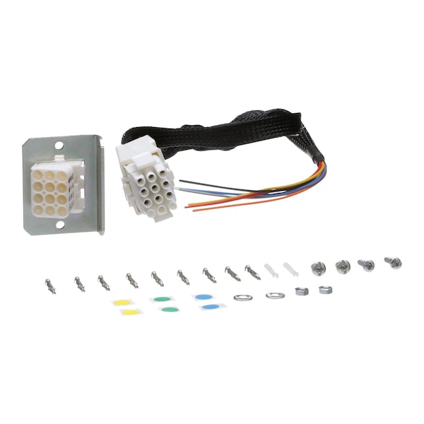 Circuit breaker accessory, PowerPacT L, auxiliary connector, manual, 9 wire, fixed and moving