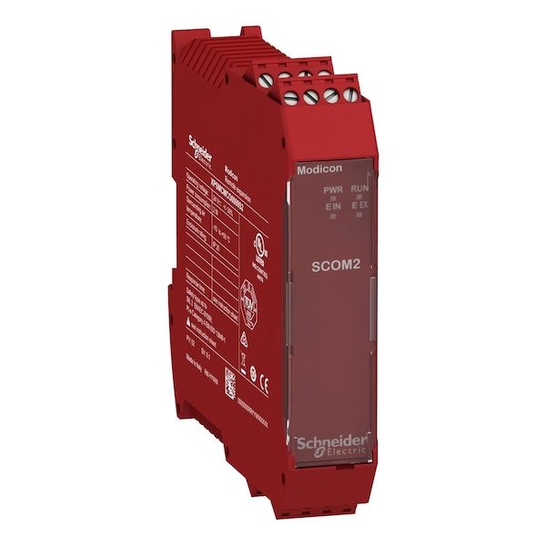 Expansion module, Modicon MCM, RS485 safe communication, 2 way, screw