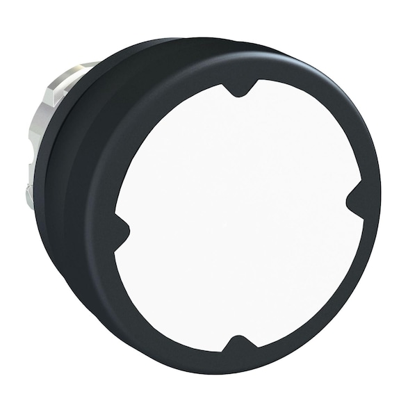 Head for push button, Harmony XB4, pushbutton harsh environment, white, without marking