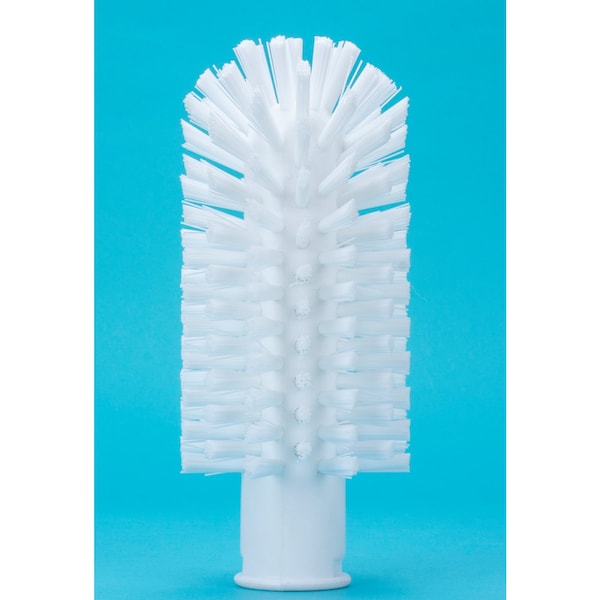 2.5 in W Pipe and Valve Brush, White, Polypropylene