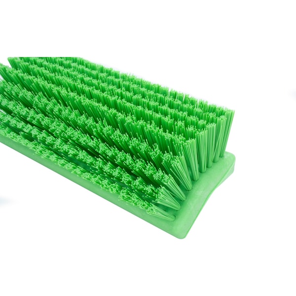 5 in W Bi-Level Scrub Brush, Lime