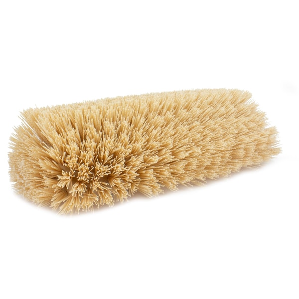 6 in W Multi-Level Floor Scrub Brush, Tan, Polypropylene