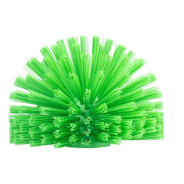 8 in W Pipe and Valve Brush, Lime, Polypropylene