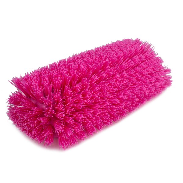 6 in W Multi-Level Floor Scrub Brush, Pink, Polypropylene