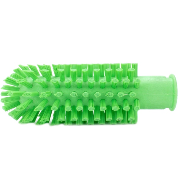 2 in W Pipe and Valve Brush, Lime, Polypropylene