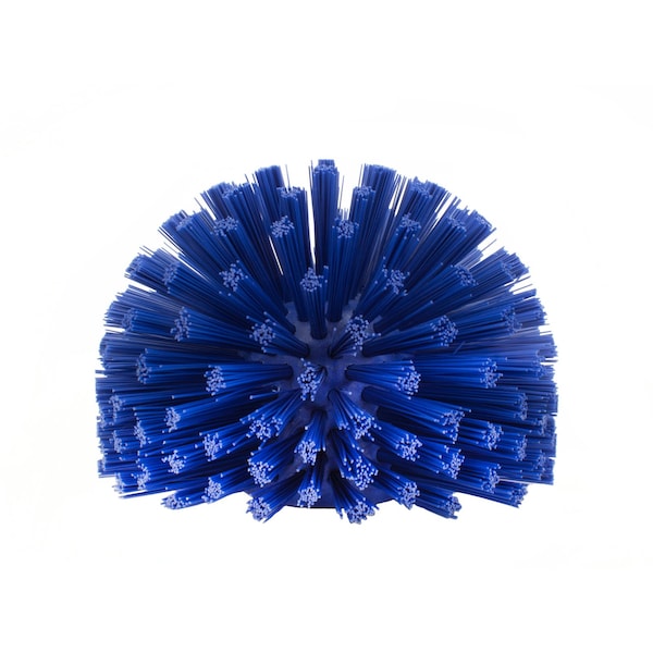 6 in W Pipe and Valve Brush, Blue, Polypropylene