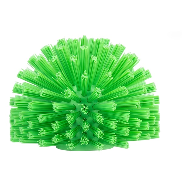 6 in W Pipe and Valve Brush, Lime, Polypropylene