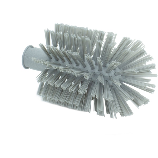4 in W Pipe and Valve Brush, Gray, Polypropylene